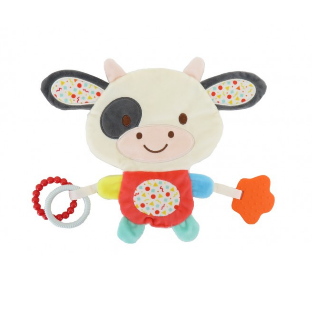 Imagen 4 de 4 de Trapito de Apego Woody Toys 225197 3 en 1 con Sonajero y Mordillo