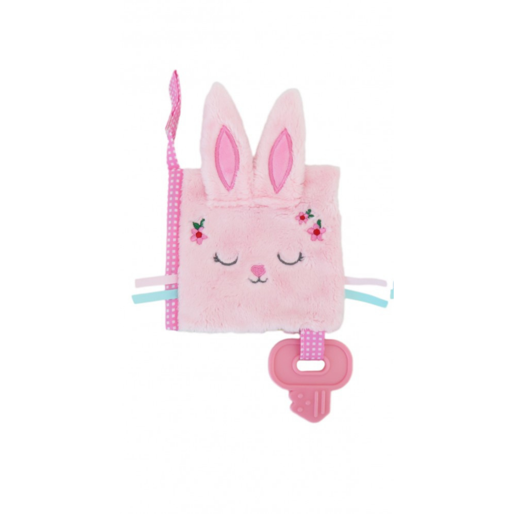 Imagen 3 de 3 de Libro Sensorial Woody Toys 110693 Primeros Meses Peluche y Mordillo