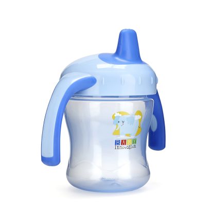 Imagen 3 de 12 de Vaso Entrenador Baby Innovation Safe Sip 210ml con Pico Silicona +6 Meses Antiderrame