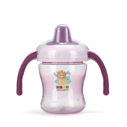 Imagen 5 de 12 de Vaso Entrenador Baby Innovation Safe Sip 210ml con Pico Silicona +6 Meses Antiderrame