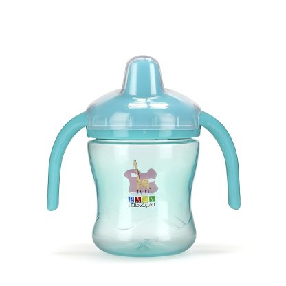 Imagen 5 de 11 de Vaso Entrenador Baby Innovation Safe Sip 210ml Antiderrame +8 Meses