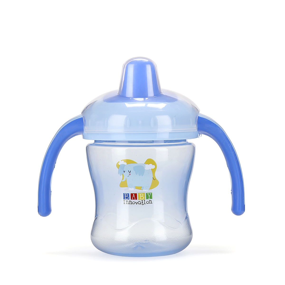 Imagen 6 de 12 de Vaso Entrenador Baby Innovation Safe Sip 210ml con Pico Silicona +6 Meses Antiderrame