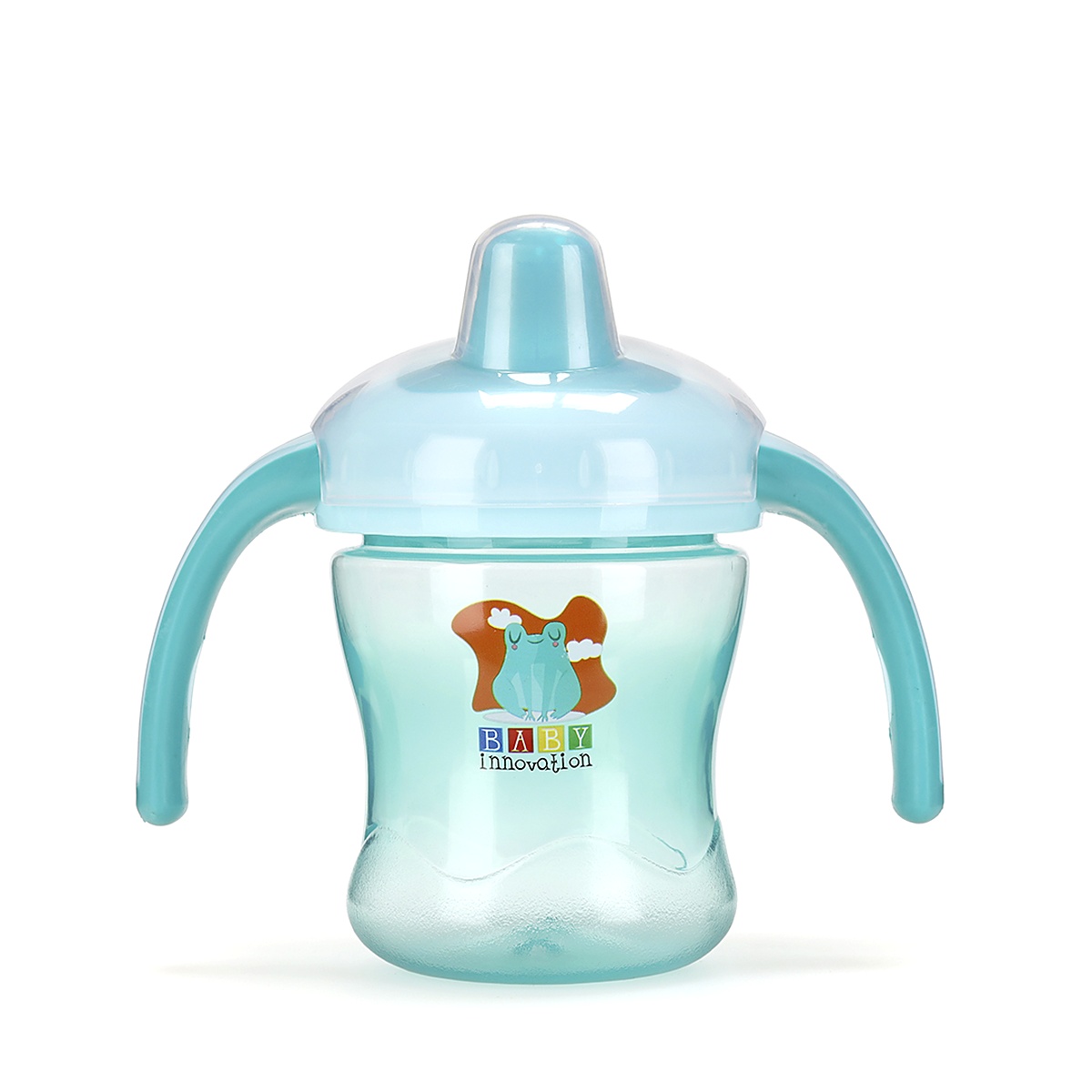 Imagen 10 de 12 de Vaso Entrenador Baby Innovation Safe Sip 210ml con Pico Silicona +6 Meses Antiderrame