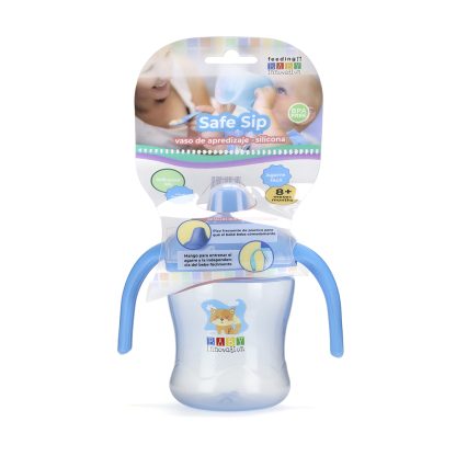 Imagen 9 de 11 de Vaso Entrenador Baby Innovation Safe Sip 210ml Antiderrame +8 Meses