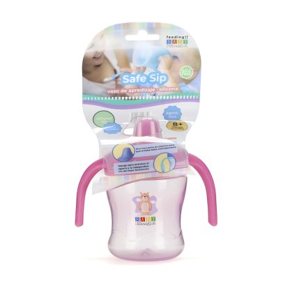 Imagen 10 de 11 de Vaso Entrenador Baby Innovation Safe Sip 210ml Antiderrame +8 Meses