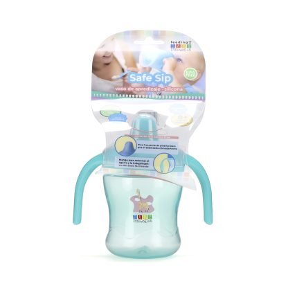 Imagen 11 de 11 de Vaso Entrenador Baby Innovation Safe Sip 210ml Antiderrame +8 Meses