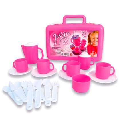 Imagen 1 de 5 de Juego de Té Duravit Valija 25 Piezas Rosa