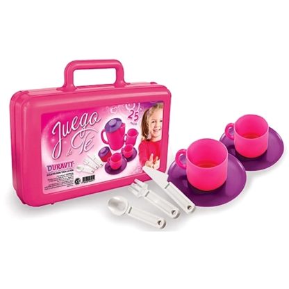 Imagen 2 de 5 de Juego de Té Duravit Valija 25 Piezas Rosa