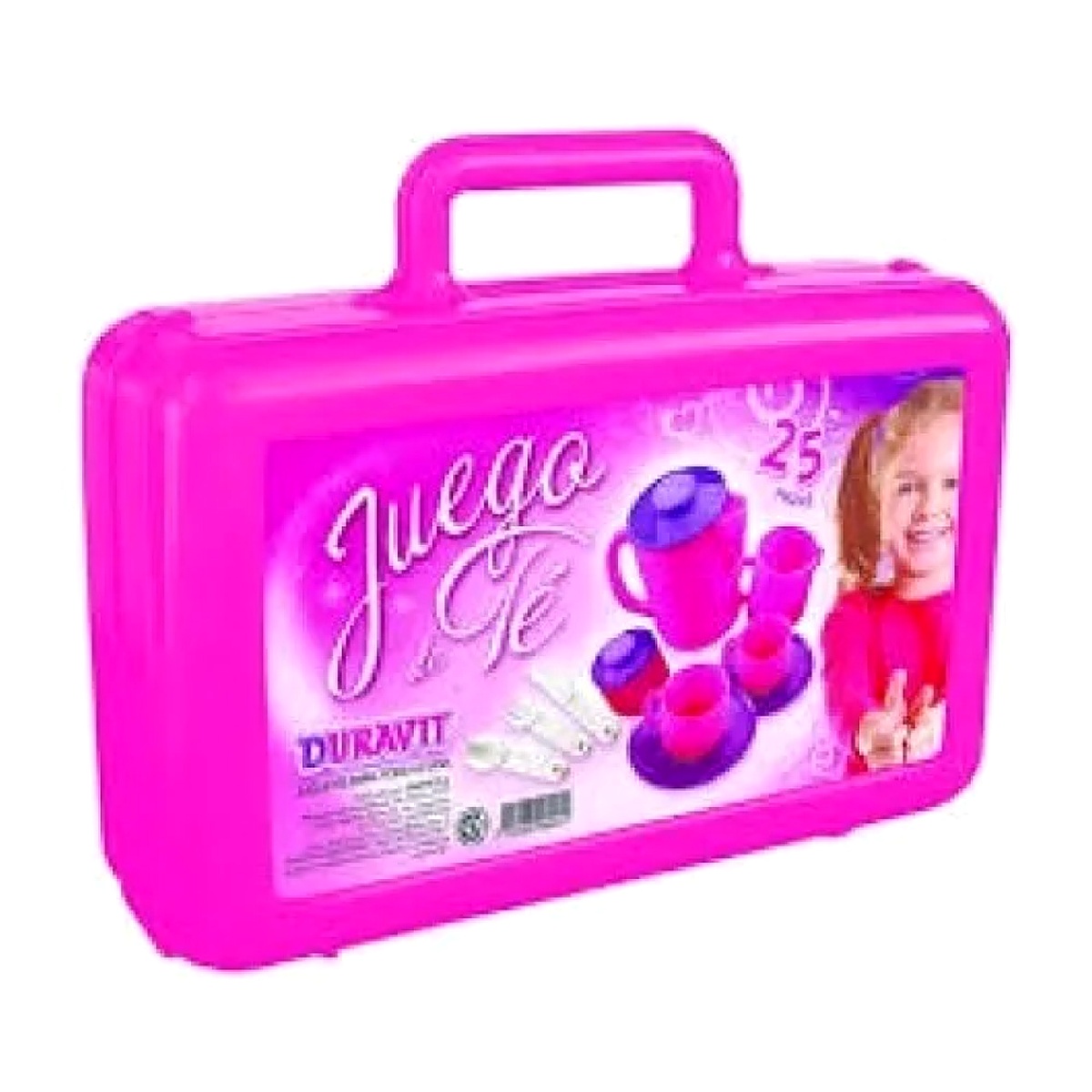 Imagen 3 de 5 de Juego de Té Duravit Valija 25 Piezas Rosa