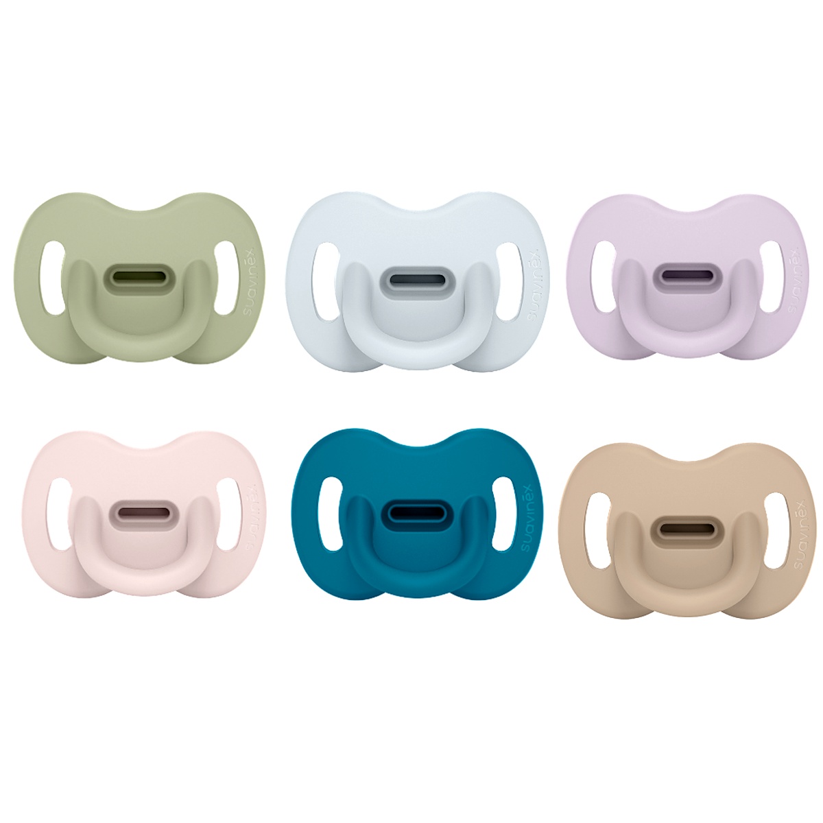 Imagen 16 de 26 de Chupete Suavinex Colour Essence Todo Silicona Fisiológico SX Pro 0-6 Meses