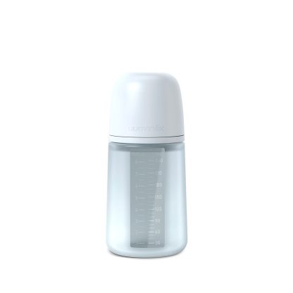 Imagen 4 de 17 de Mamadera Suavinex Colour Essence 240ml Silicona Fisiológica SX Pro Flujo Medio