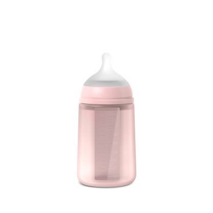 Imagen 5 de 17 de Mamadera Suavinex Colour Essence 240ml Silicona Fisiológica SX Pro Flujo Medio
