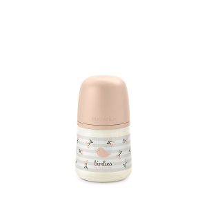 Miniatura 1 de 12 de Mamadera Suavinex Prints Birdies 150ml PP Flujo Lento Recién Nacido