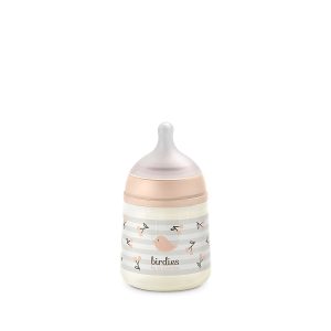 Miniatura 5 de 12 de Mamadera Suavinex Prints Birdies 150ml PP Flujo Lento Recién Nacido