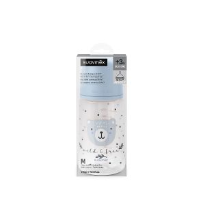 Miniatura 2 de 12 de Mamadera Suavinex Prints Wild & Free 270ml Flujo Medio +3 Meses