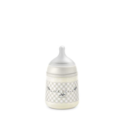 Imagen 2 de 3 de Mamadera Suavinex Prints Wild & Free 150ml Flujo Lento Recién Nacido