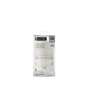Miniatura 3 de 3 de Mamadera Suavinex Prints Wild & Free 150ml Flujo Lento Recién Nacido