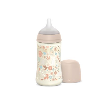 Imagen 3 de 12 de Mamadera Suavinex Wonderland 270ml Flujo Medio +3 Meses