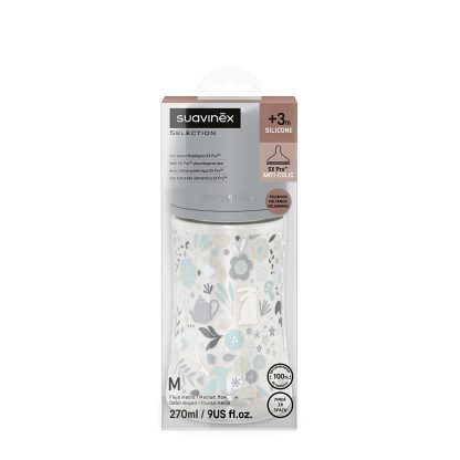 Imagen 5 de 12 de Mamadera Suavinex Wonderland 270ml Flujo Medio +3 Meses