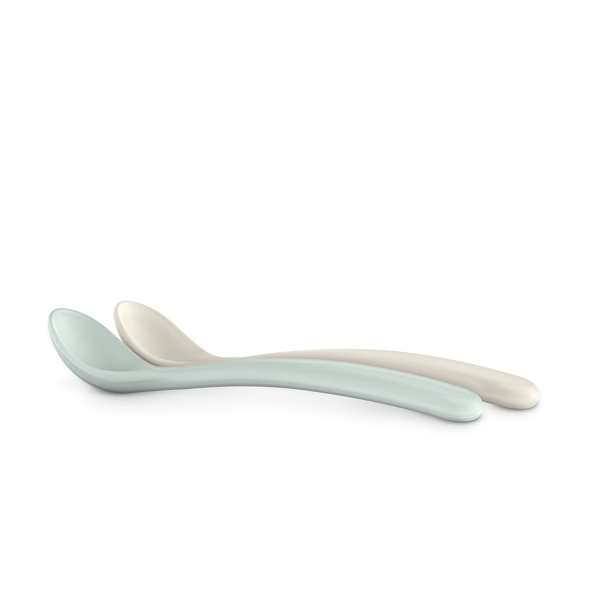 Imagen 6 de 8 de Cuchara Infantil Suavinex Wonderland 2U Silicona Suave 4+ Meses