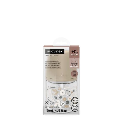 Imagen 8 de 12 de Mamadera Suavinex Wonderland Vidrio 120ml Flujo Lento 0m+