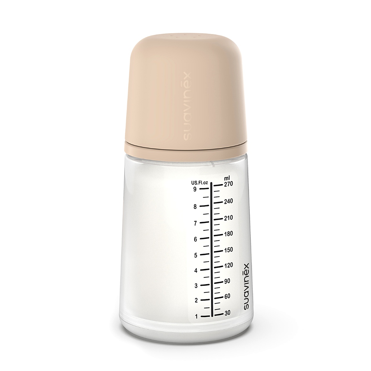 Imagen 3 de 7 de Mamadera Anticólicos Suavinex Zero.Zero 270ml Flujo Medio