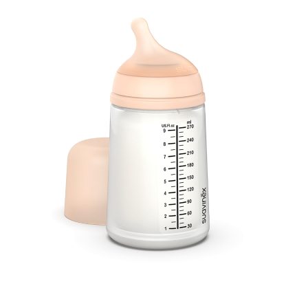Imagen 4 de 7 de Mamadera Anticólicos Suavinex Zero.Zero 270ml Flujo Medio