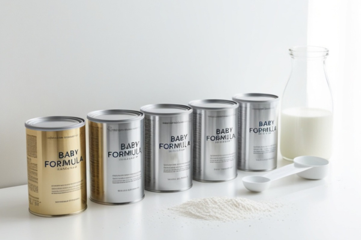 Tipos de leche de fórmula en polvo para bebés - comparativa de marcas