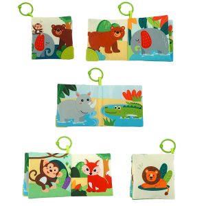 Miniatura 1 de 1 de Libro de Tela Woody Toys 110378 Estimulación Sensorial para Bebés