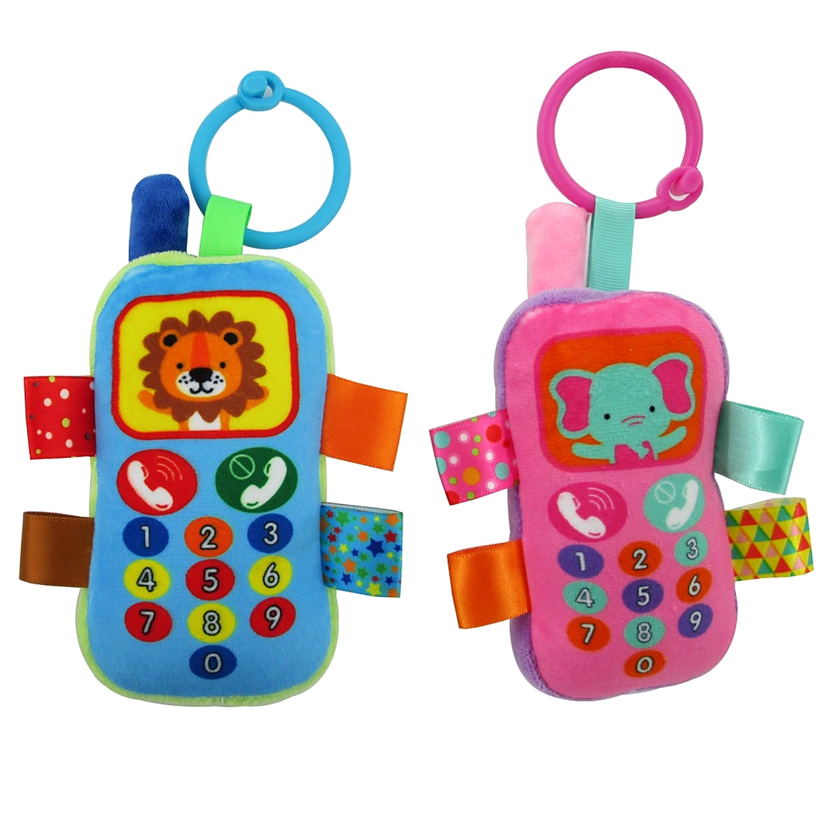 Imagen 1 de 3 de Sonajero Woody Toys Celular 909775 con Sonido Estimulante
