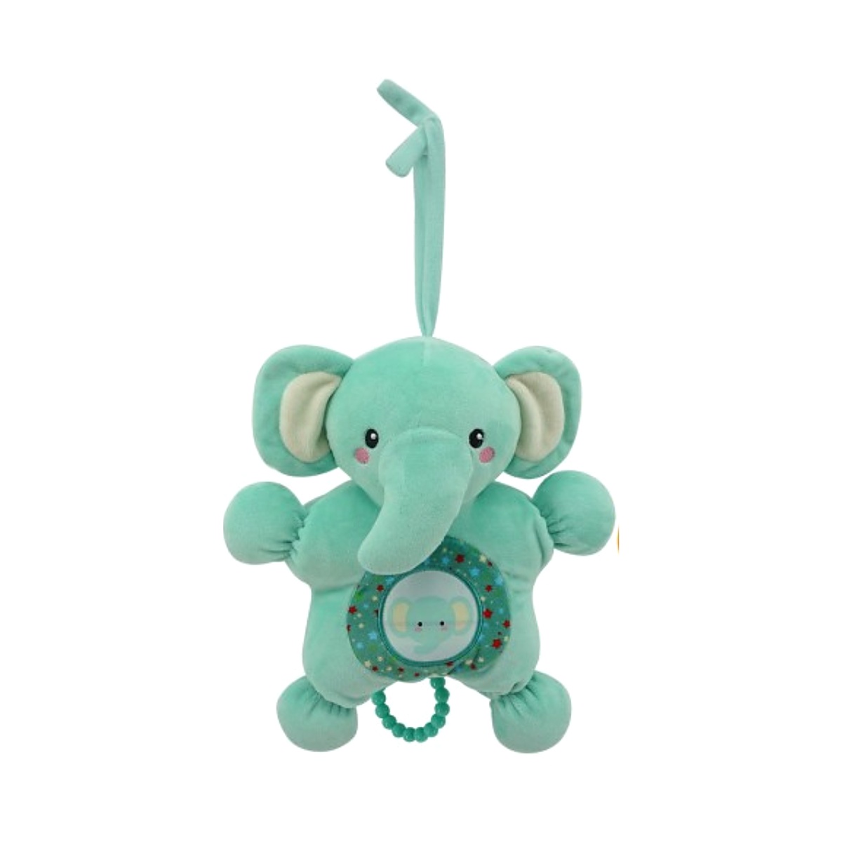 Imagen 4 de 9 de Cunero Woody Toys 110404 Peluche 10" con Sonajero y Aro Texturado