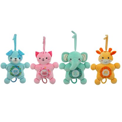 Imagen 8 de 9 de Cunero Woody Toys 110404 Peluche 10" con Sonajero y Aro Texturado