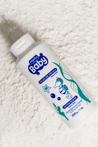 Imagen 2 de 2 de Talco Bebé Repuesto de 200g Algabo Baby