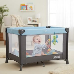 Miniatura 2 de 4 de Practicuna Corralito Bebe Bebesit 2105 Celeste