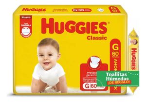 Miniatura 1 de 1 de Huggies Classic Talle G + Toallitas Triple Protección de regalo
