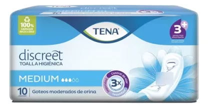 Imagen 2 de 6 de Toalla Higienica Tena Discreet Medium 200336