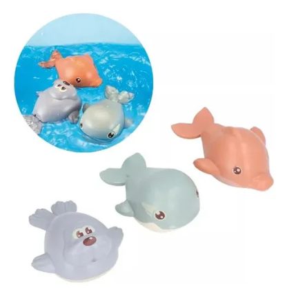 Imagen 3 de 7 de Juguete De Baño Baby Favorite Animalitos De Baño X6 Surtidos Surtido