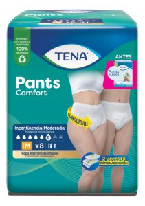 Miniatura 2 de 6 de Ropa Interior Tena Pants Clásico Talle M X8 Unidades