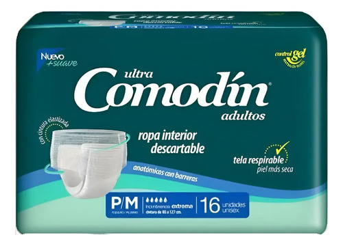 Imagen 3 de 3 de Ropa Interior Descartable Comodin P/m X 16 Un