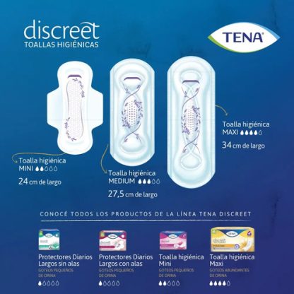 Imagen 5 de 6 de Toalla Higienica Tena Discreet Medium 200336
