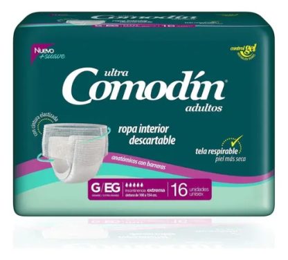 Imagen 1 de 2 de Ropa Interior Descartable Comodin G/EG X 16 Un