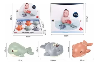 Imagen 5 de 7 de Juguete De Baño Baby Favorite Animalitos De Baño X6 Surtidos Surtido