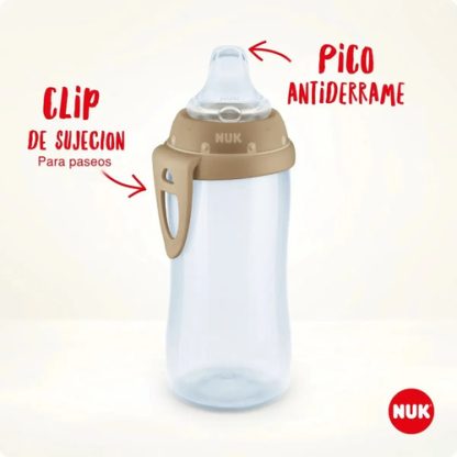 Imagen 3 de 4 de Vaso Active Cup Nuk Tigger 300ml Azul +12 meses con boquilla de silicona anti derrames