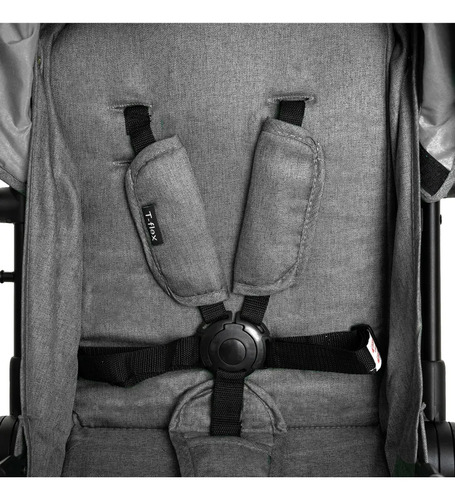 Imagen 6 de 8 de Bebesit 1321-a De Paseo Gris Negro