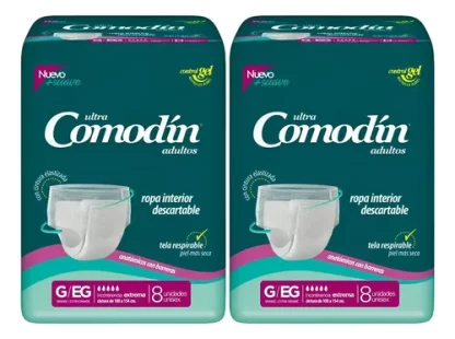 Imagen 2 de 2 de Ropa Interior Descartable Comodin G/EG X 16 Un