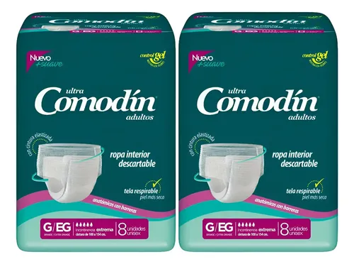 Imagen 2 de 2 de Ropa Interior Descartable Comodin G/eg X 16 Un Talle G/xg
