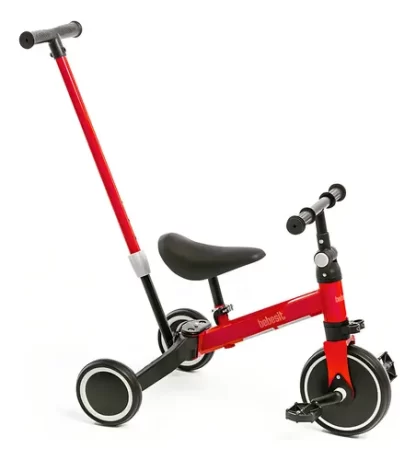 Imagen 1 de 5 de Triciclo 3 en 1 con Manija de Empuje Bebesit Sl-2023 Rojo