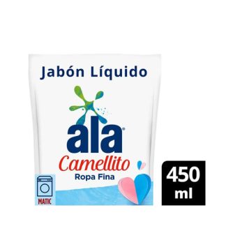 Jabón líquido Ala Camellito ropa fina Matic 450 ml