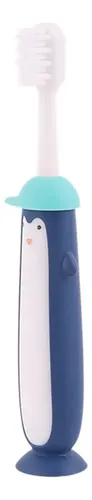 Imagen 2 de 10 de Cepillo Dental Para Niños Cerda Suave Infantil Loopi 8727 Color Celeste
