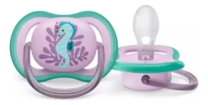 Imagen 2 de 4 de Chupete Philips Avent Ultra Air Caballito de Mar Violeta